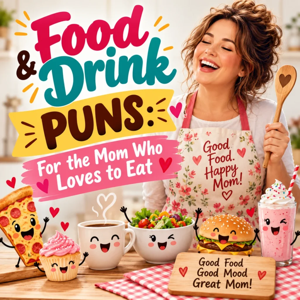 Food & Drink Puns For the Mom Who Loves to Eat