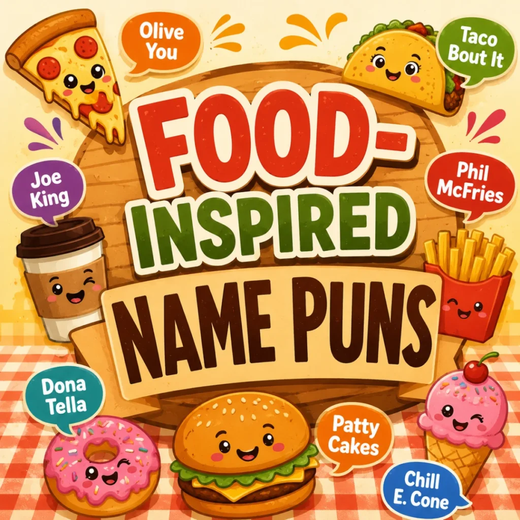 Food-Inspired Name Puns