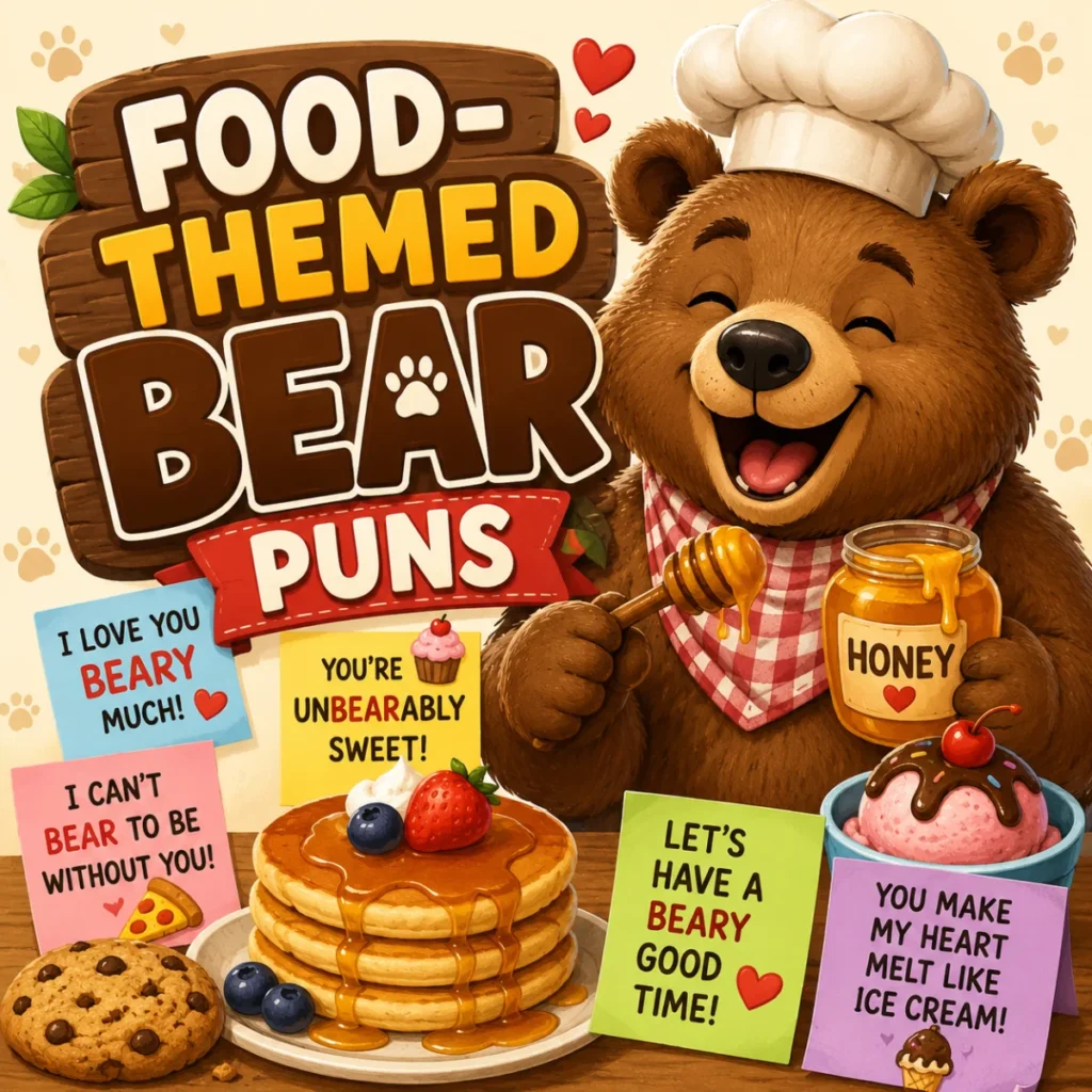 Food-Themed Bear Puns
