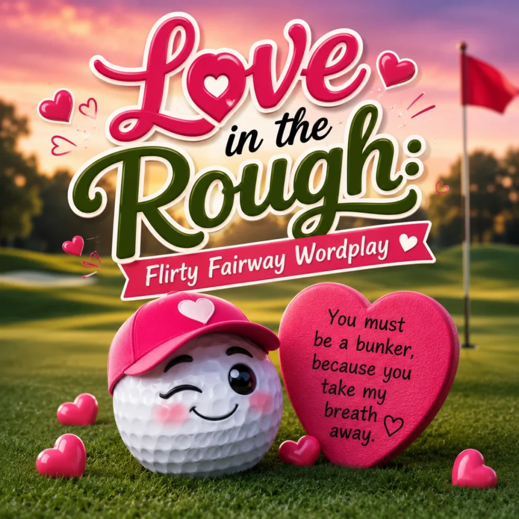 Love in the Rough Flirty Fairway Wordplay