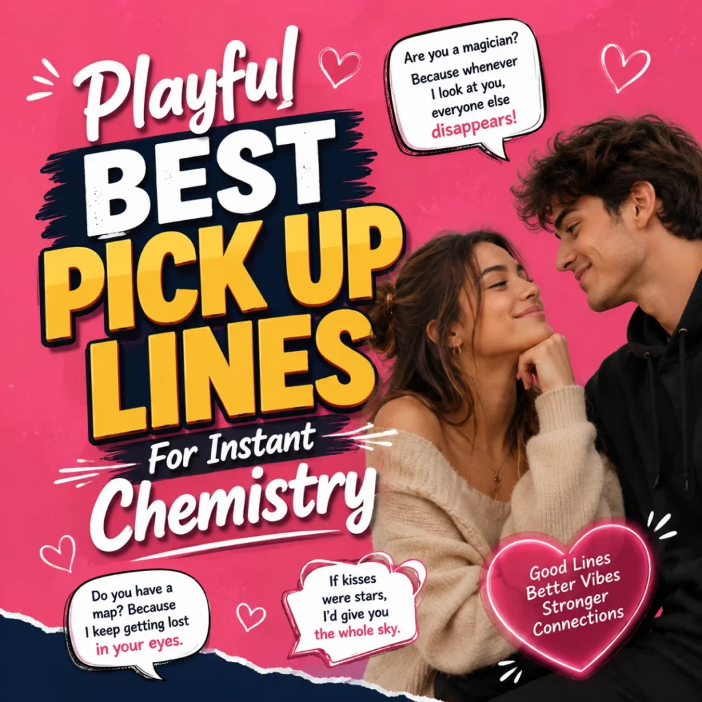 Playful Best Pick Up Lines For Instant Chemistry