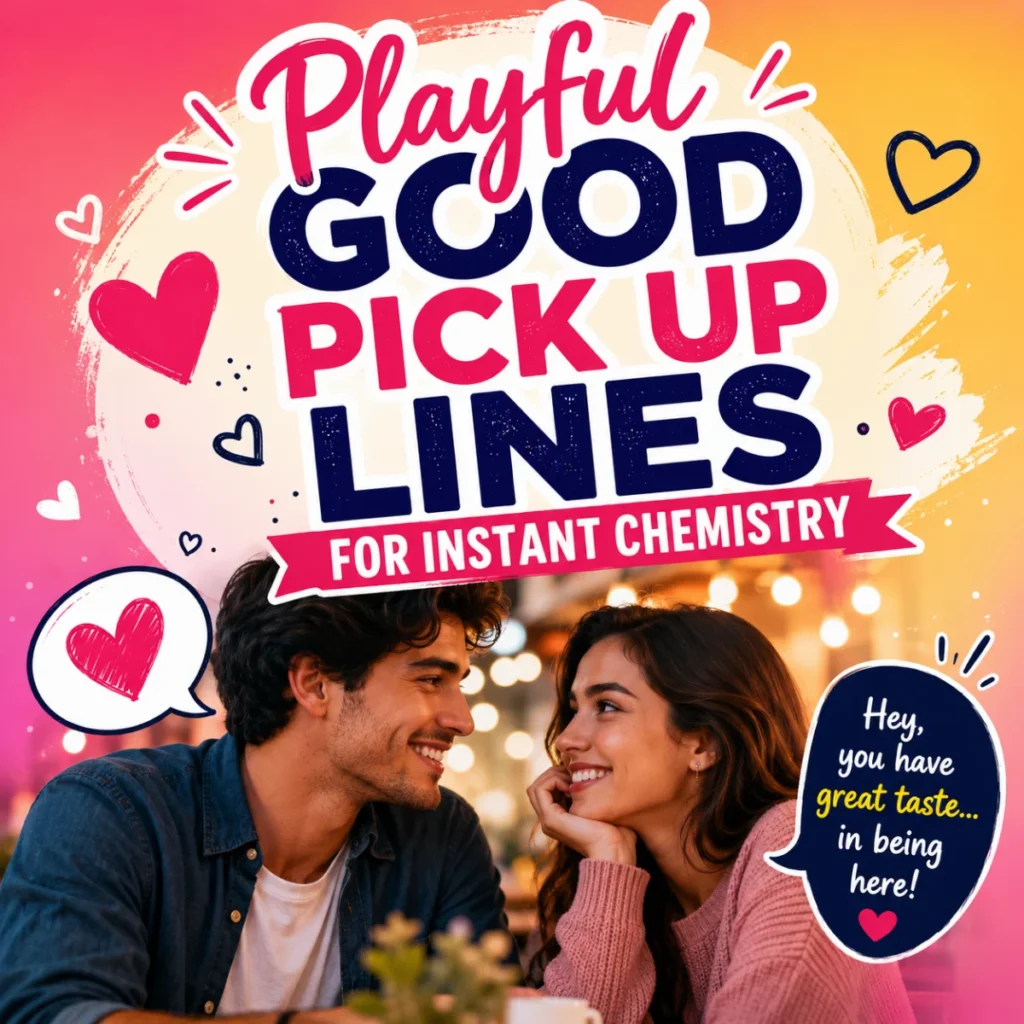 Playful Good Pick Up Lines For Instant Chemistry