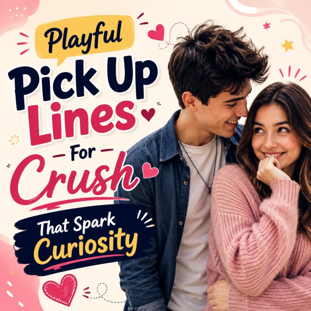 Playful Pick Up Lines For Crush That Spark Curiosity