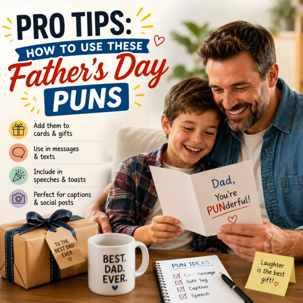 Pro Tips How to Use These Father's Day Puns