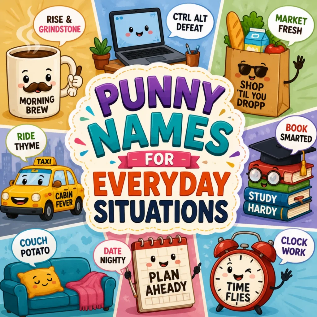 Punny Names for Everyday Situations