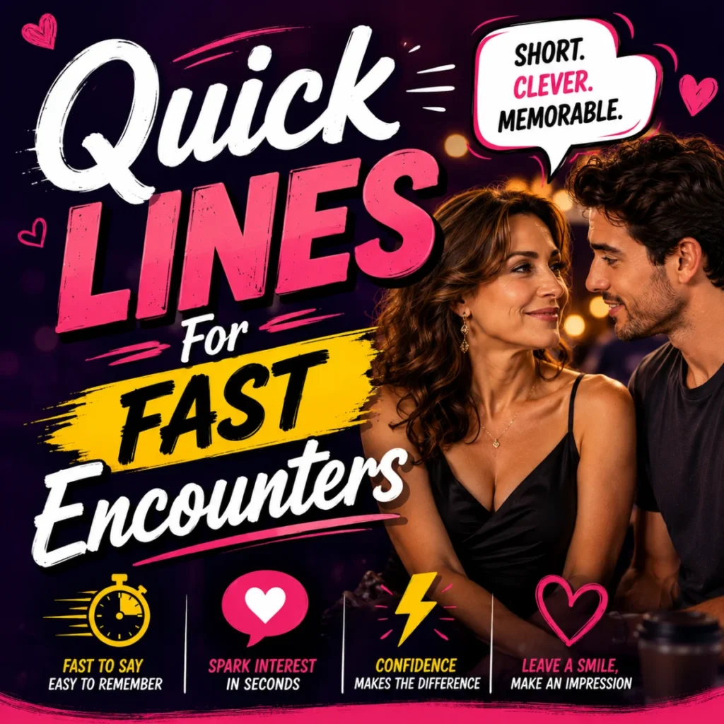Quick Lines For Fast Encounters