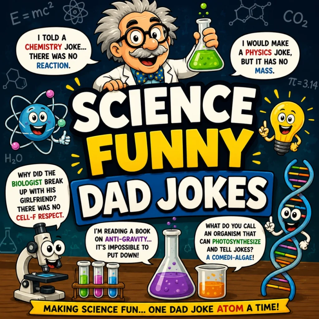 Science Funny Dad Jokes