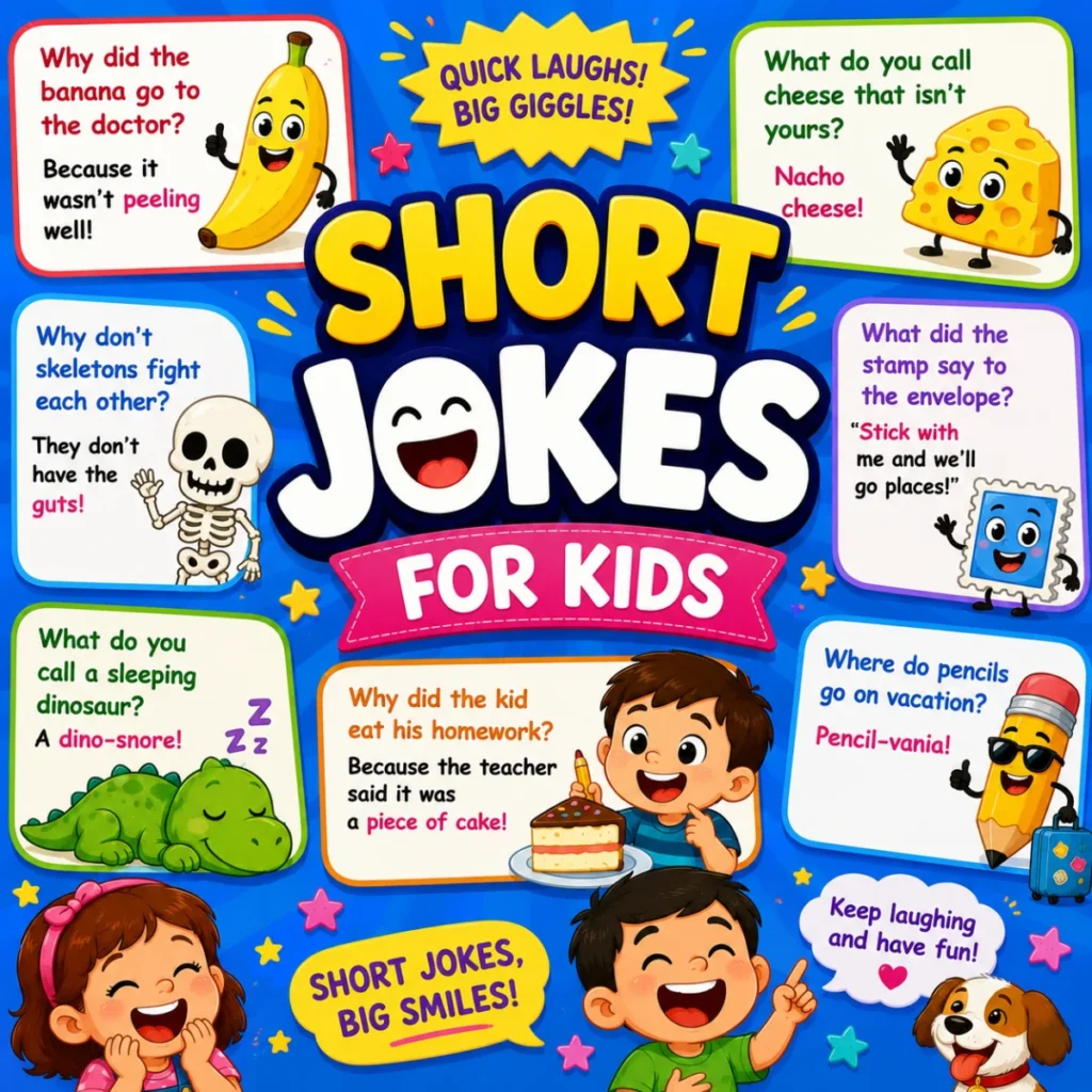 Short Jokes for Kids