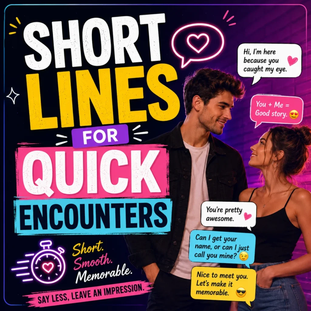 Short Lines For Quick Encounters