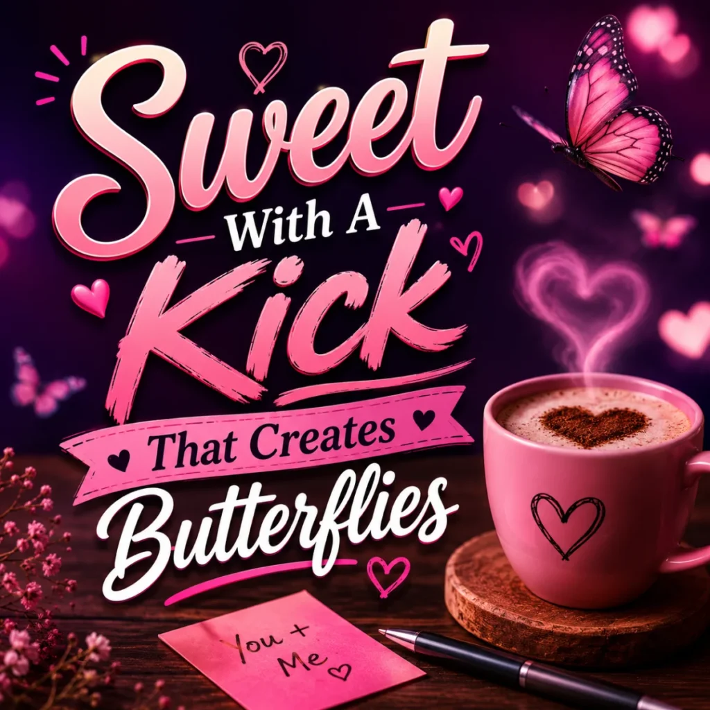 Sweet With A Kick That Creates Butterflies