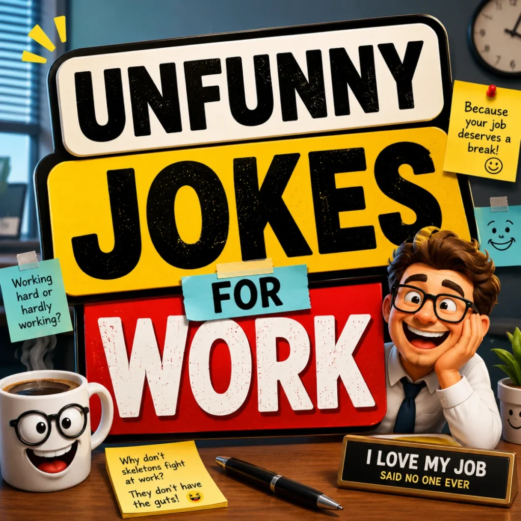 Unfunny Jokes For Work