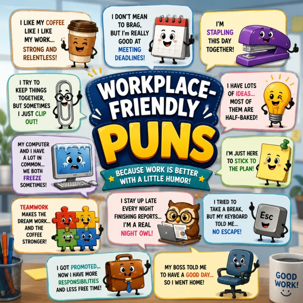 Workplace-Friendly Puns