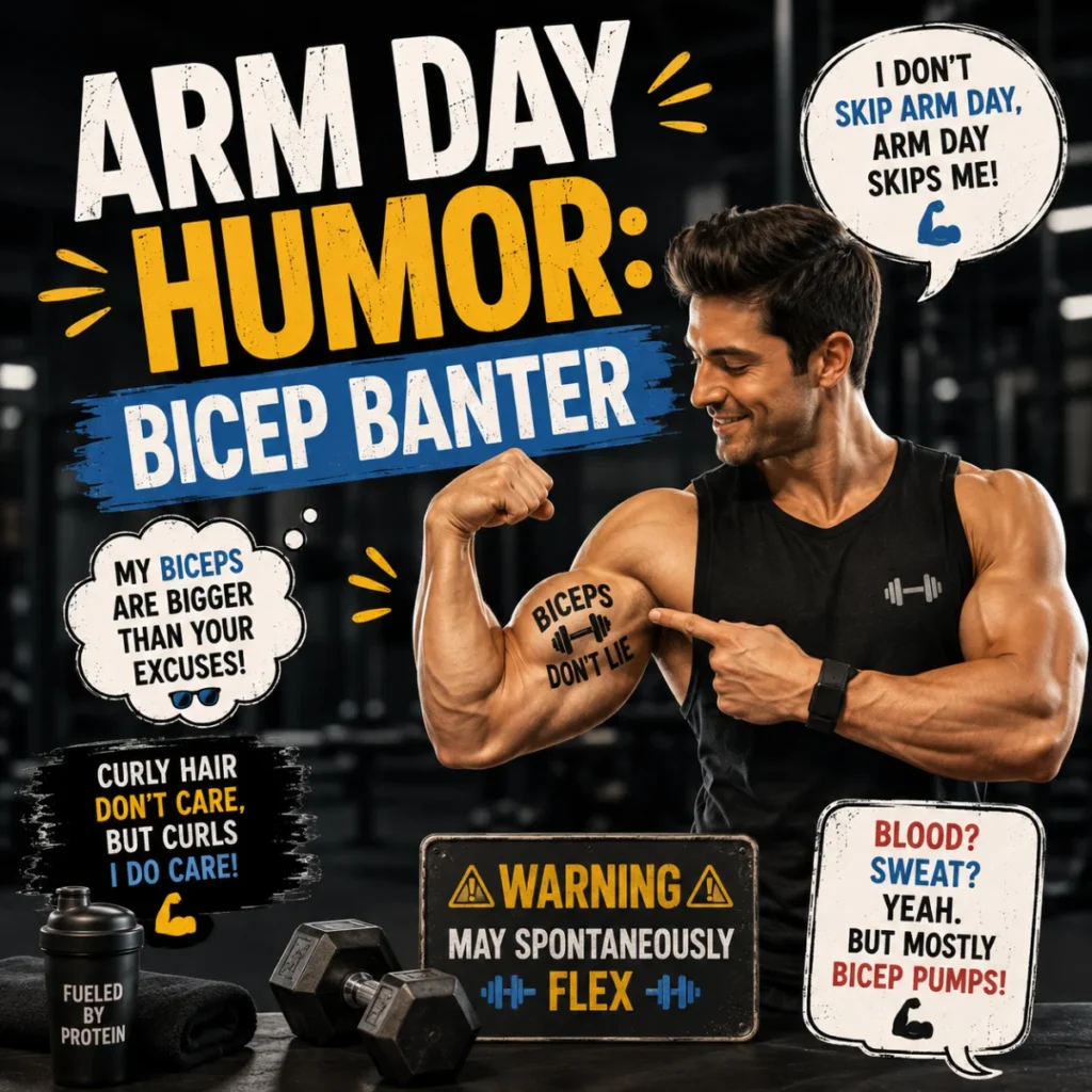 Arm Day Humor Bicep Banter