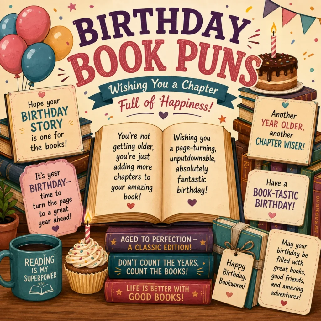 Birthday Book Puns