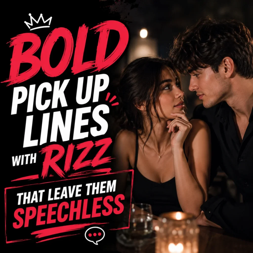 Bold Pick Up Lines With Rizz That Leave Them Speechless