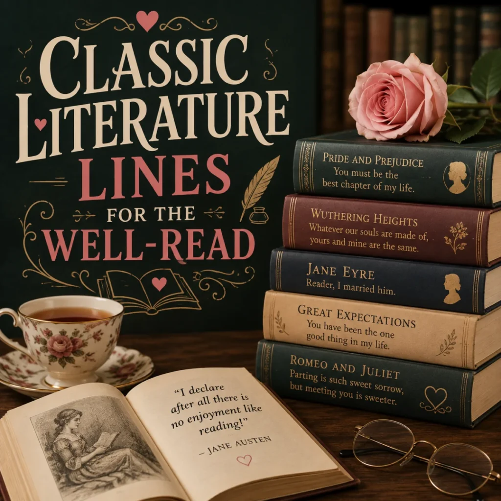 Classic Literature Lines For The Well-Read