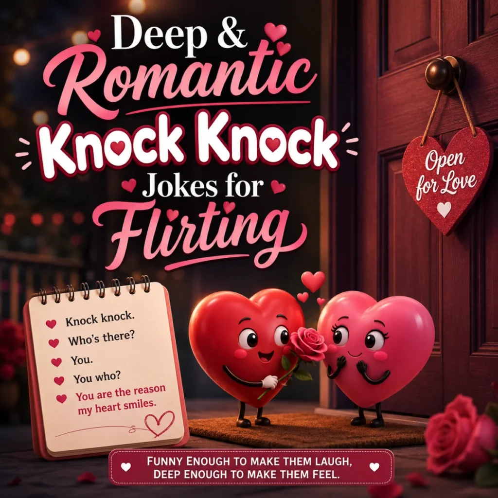 Deep & Romantic Knock Knock Jokes for Flirting