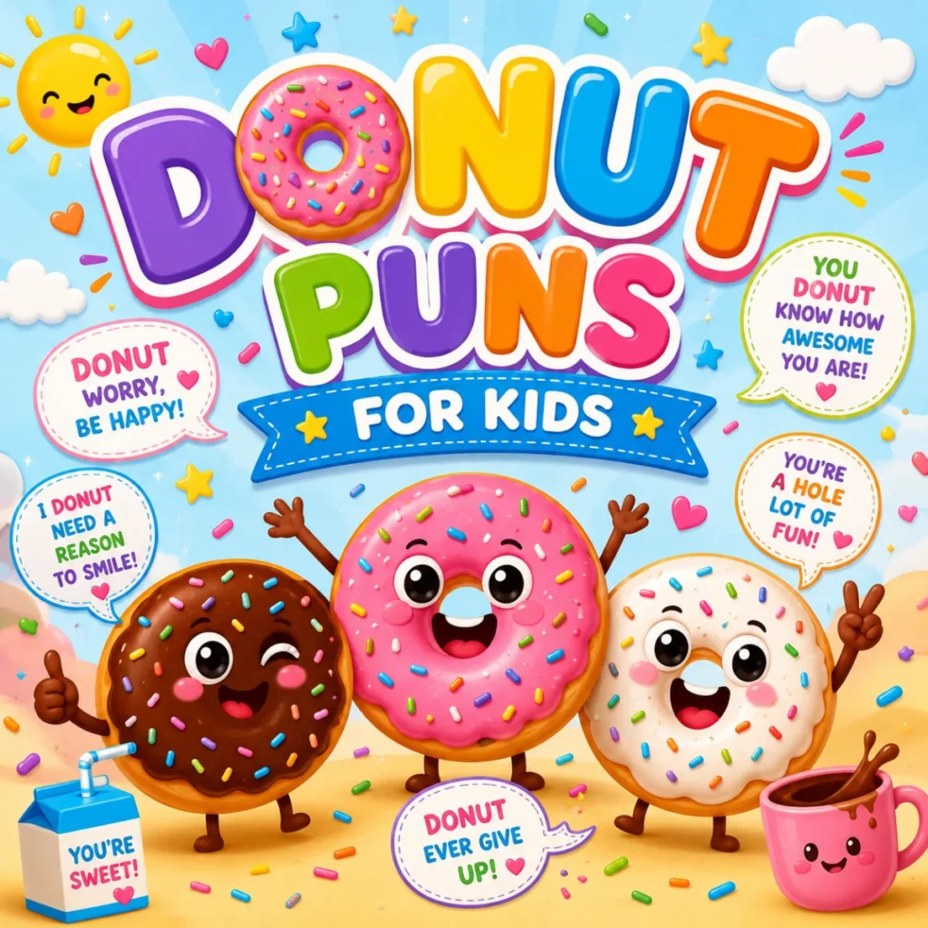 Donut Puns for Kids