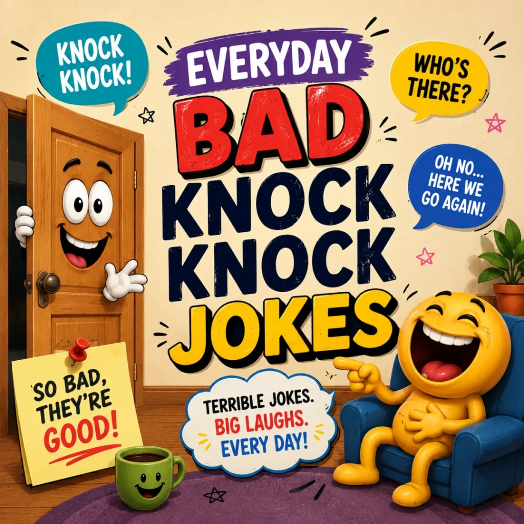 Everyday Bad Knock Knock Jokes