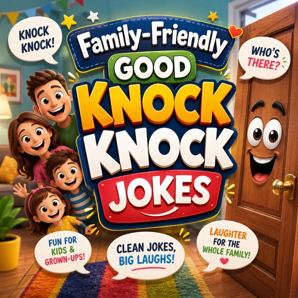 Family-Friendly Good Knock Knock Jokes