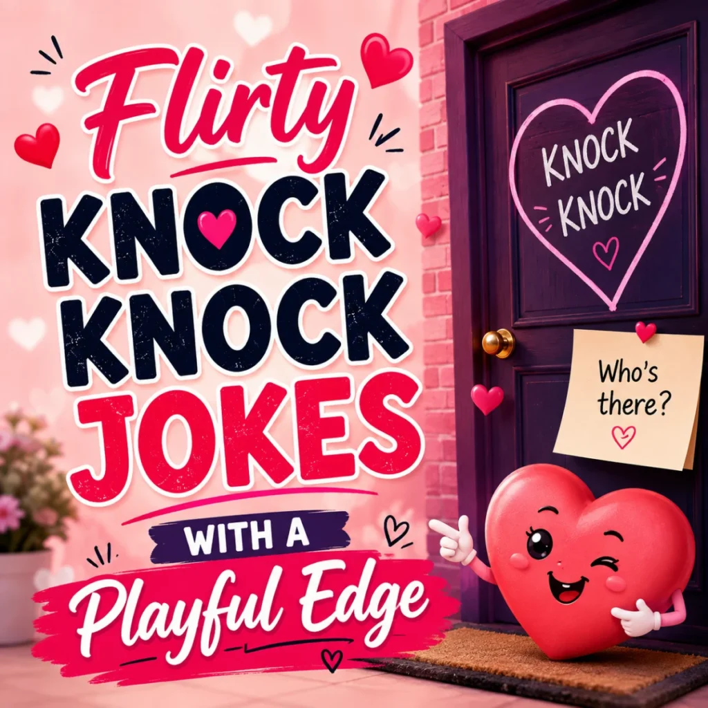 Flirty Knock Knock Jokes with a Playful Edge