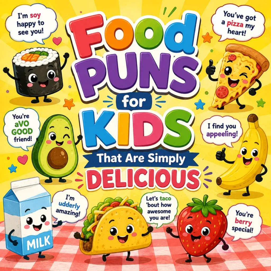 Food Puns for Kids That Are Simply Delicious