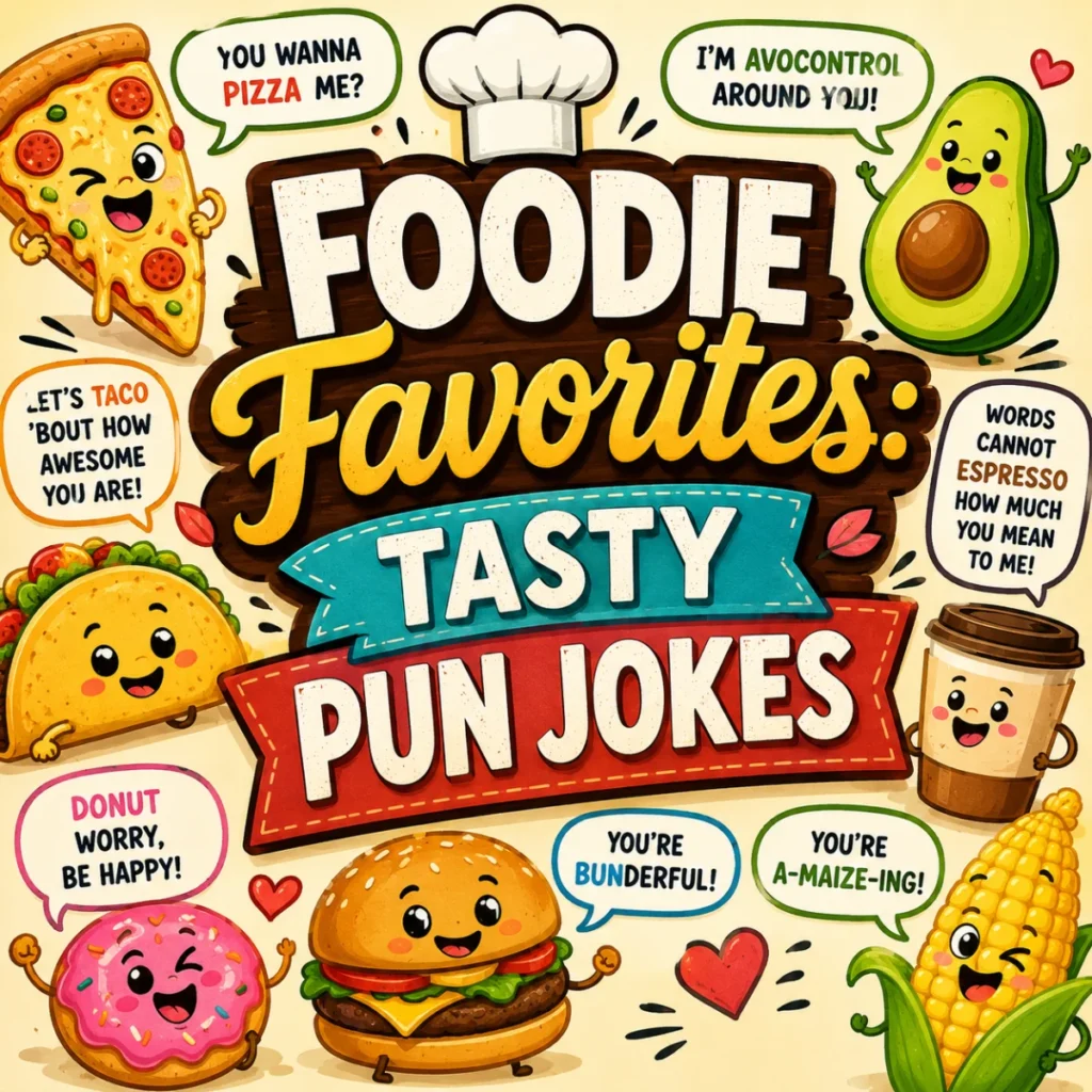 Foodie Favorites Tasty Pun Jokes