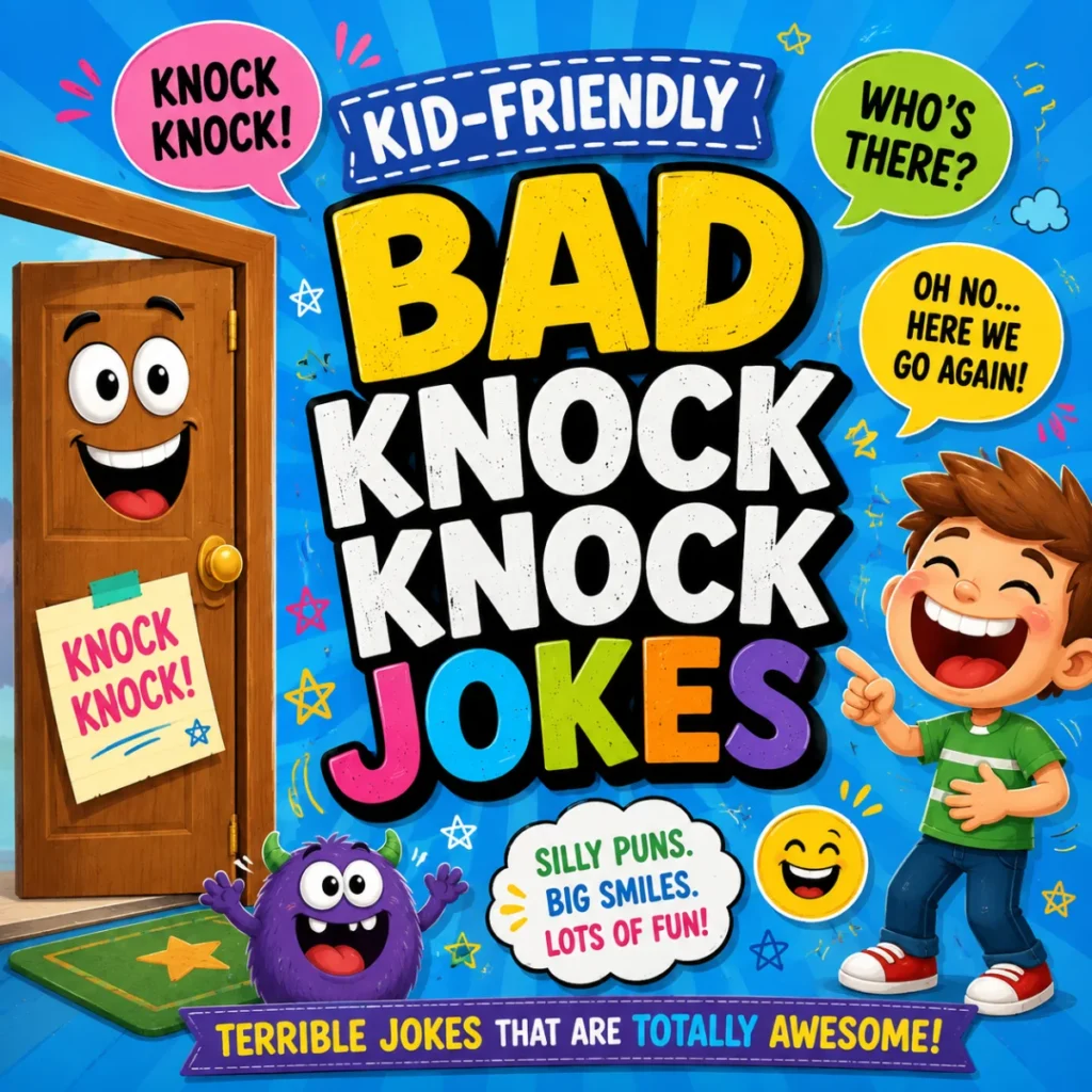 Kid-Friendly Bad Knock Knock Jokes
