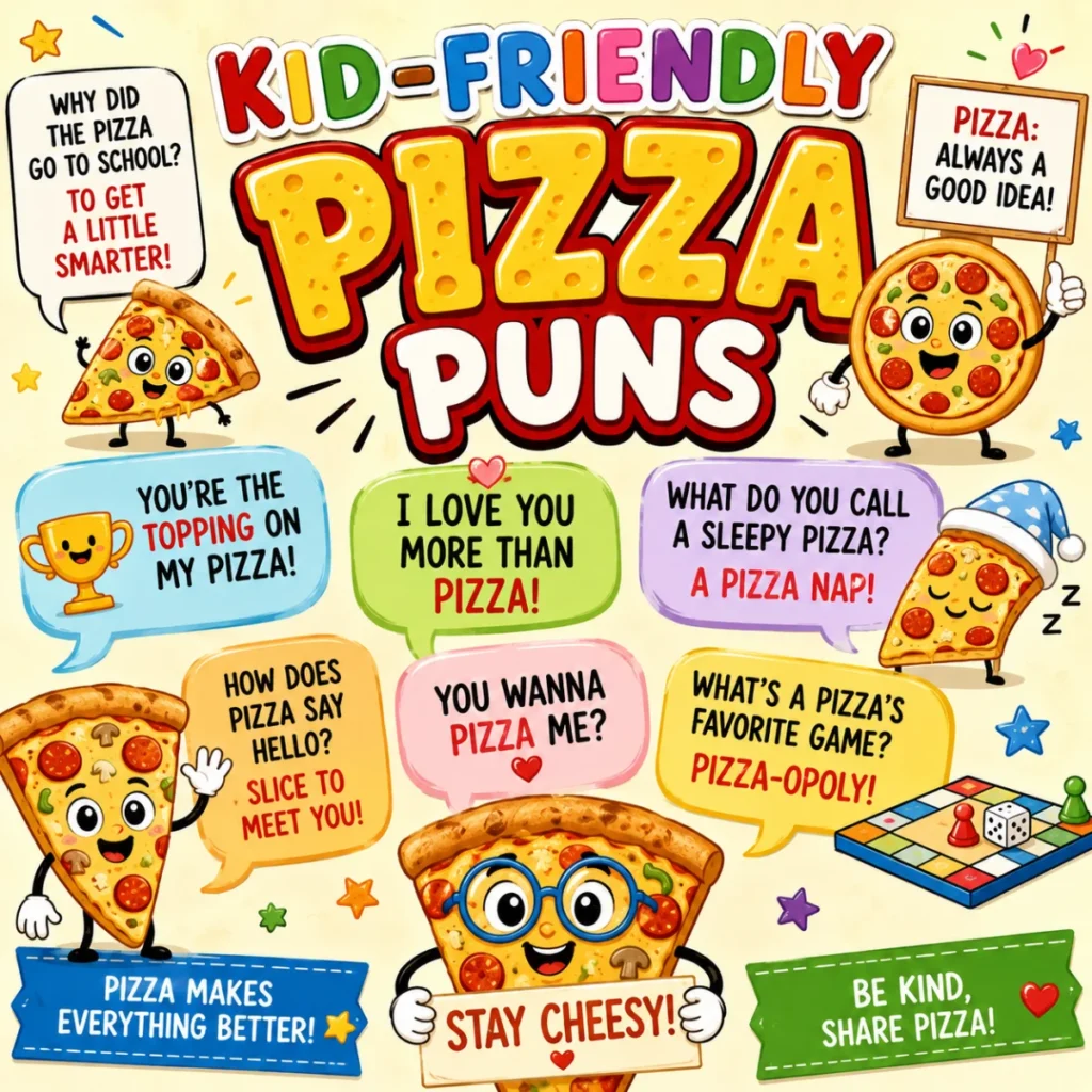 Kid-Friendly Pizza Puns