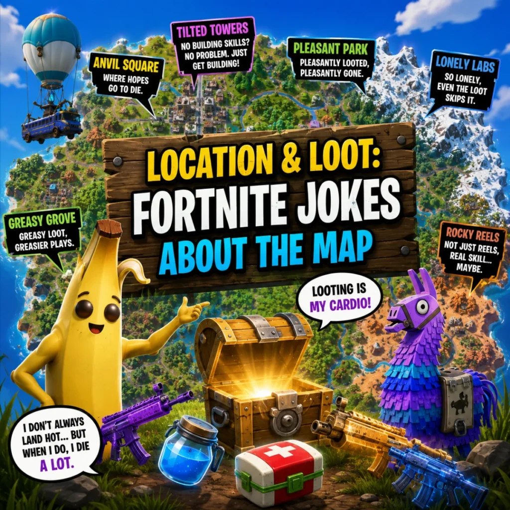 Location & Loot Fortnite Jokes About the Map