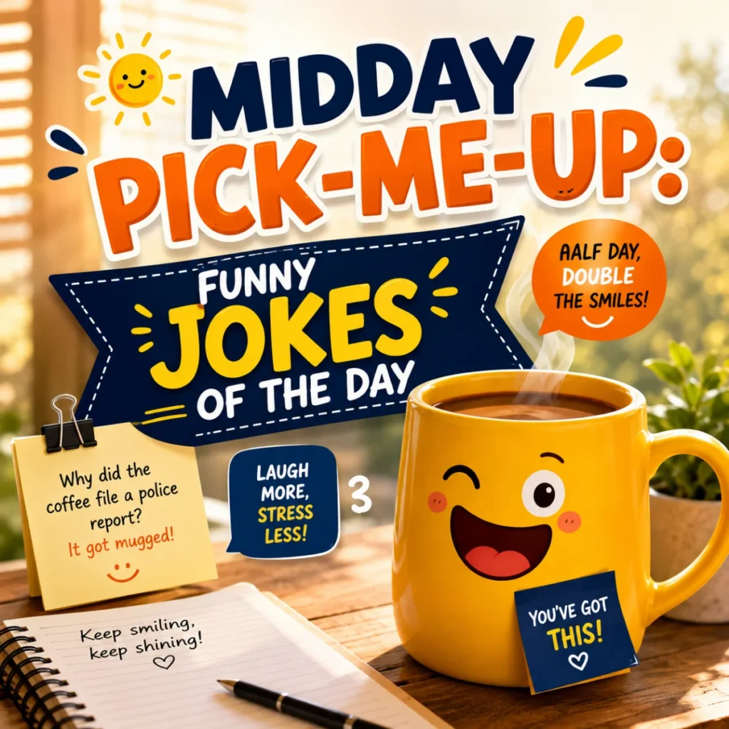 Midday Pick-Me-Up Funny Jokes of the Day