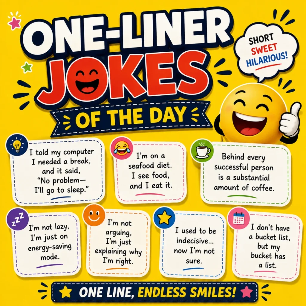 One-Liner Jokes of the Day