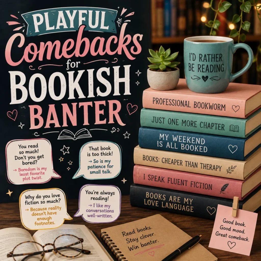 Playful Comebacks For Bookish Banter