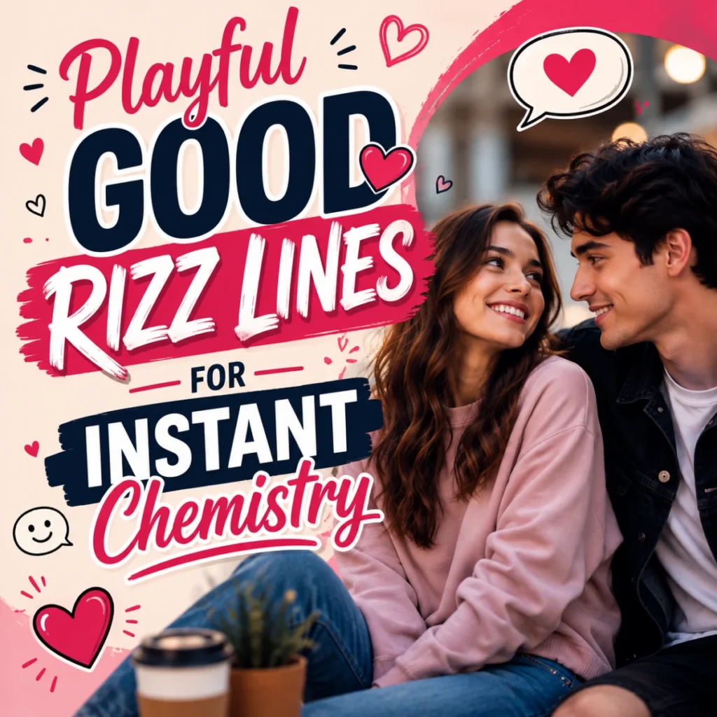 Playful Good Rizz Lines For Instant Chemistry