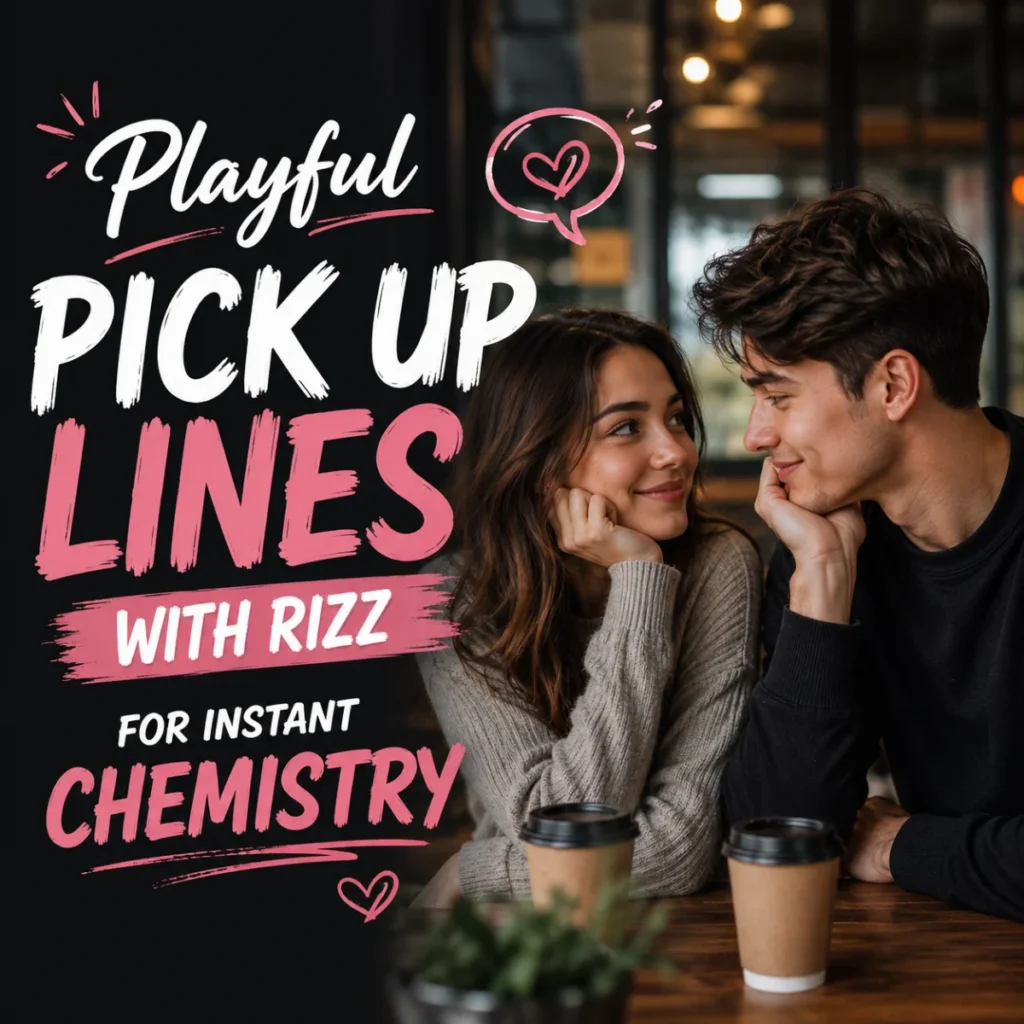 Playful Pick Up Lines With Rizz For Instant Chemistry