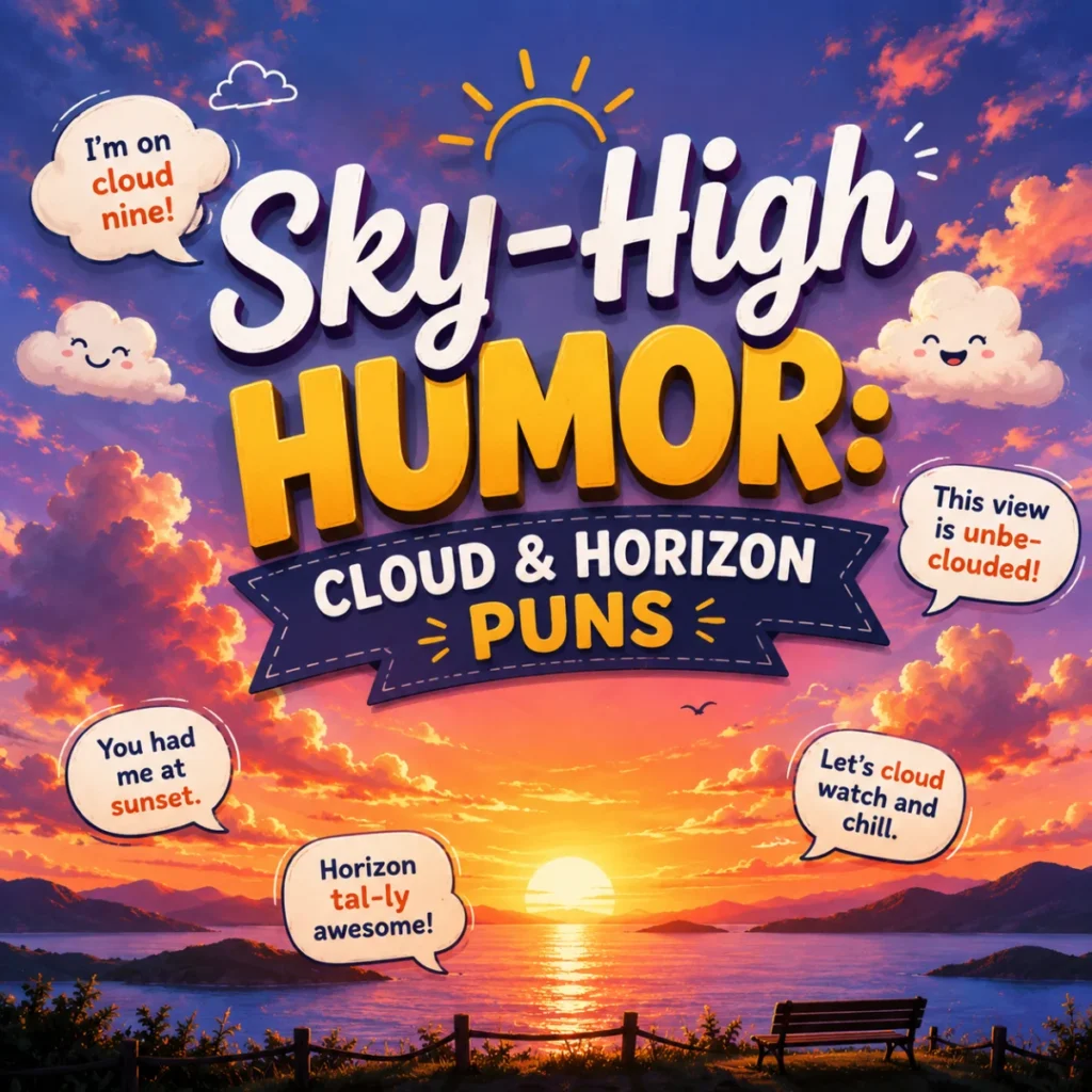Sky-High Humor Cloud & Horizon Puns