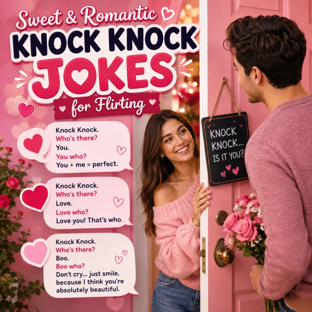 Sweet & Romantic Knock Knock Jokes for Flirting