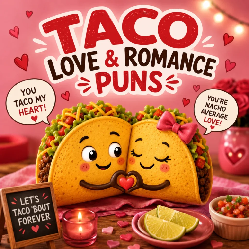 Taco Love & Romance Puns