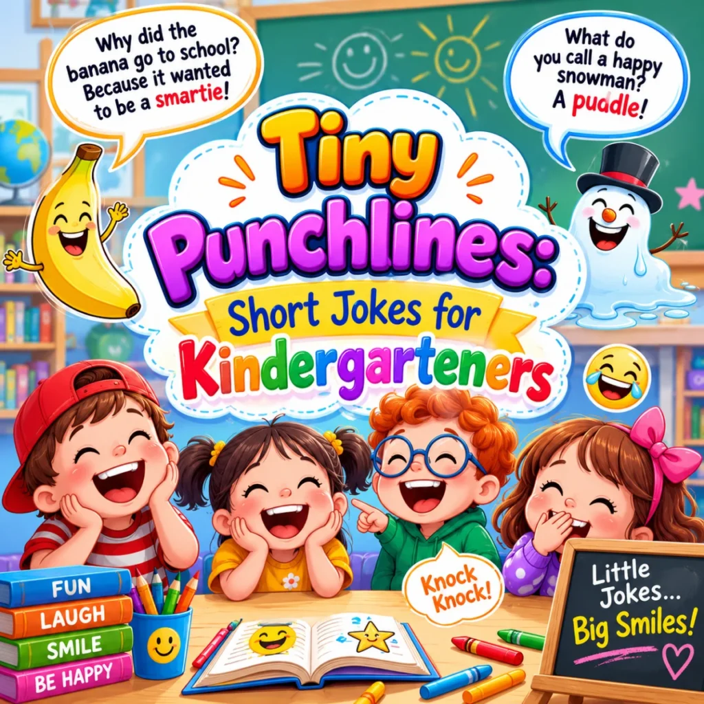 Tiny Punchlines Short Jokes for Kindergarteners