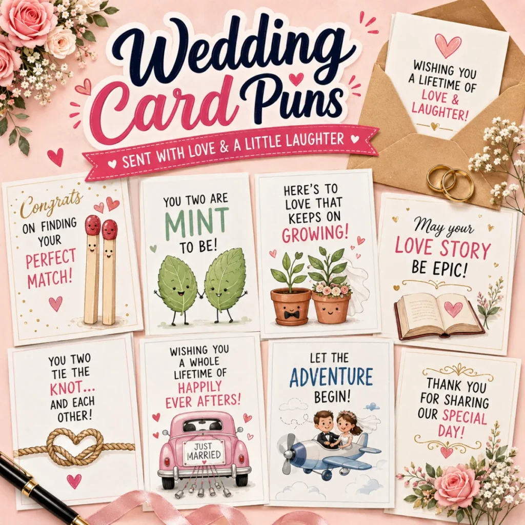 Wedding Card Puns