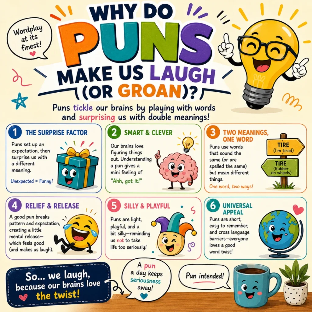Why Do Puns Make Us Laugh (or Groan)