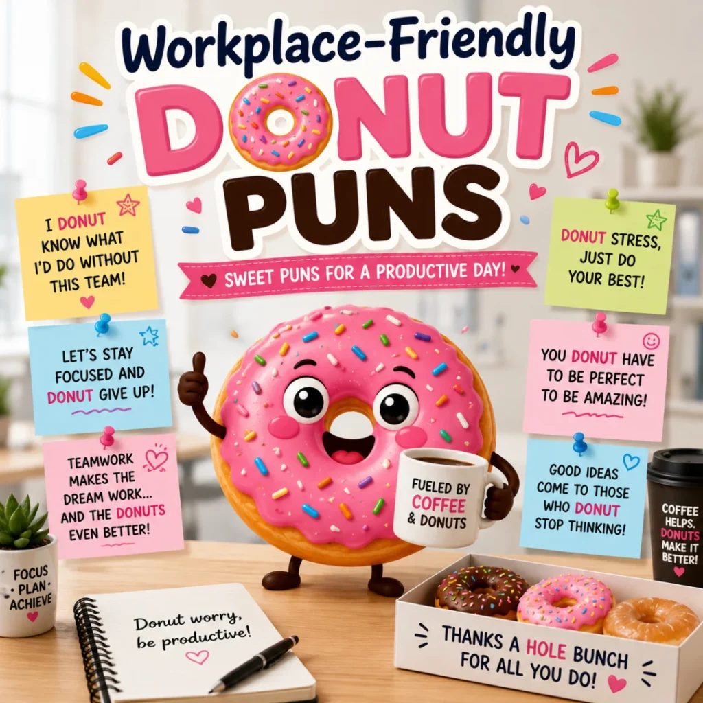 Workplace-Friendly Donut Puns