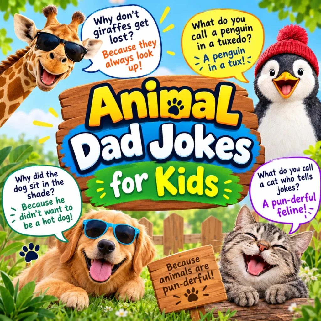 Animal Dad Jokes for Kids