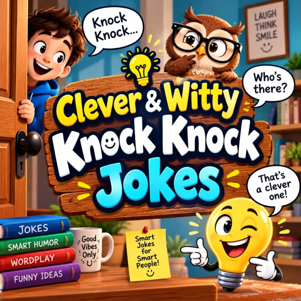 Clever & Witty Knock Knock Jokes