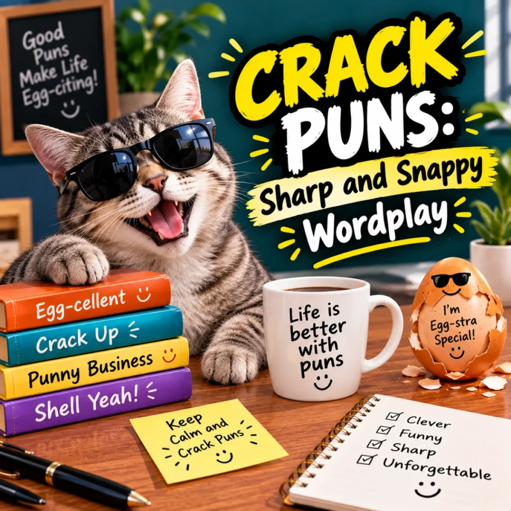 Crack Puns Sharp and Snappy Wordplay