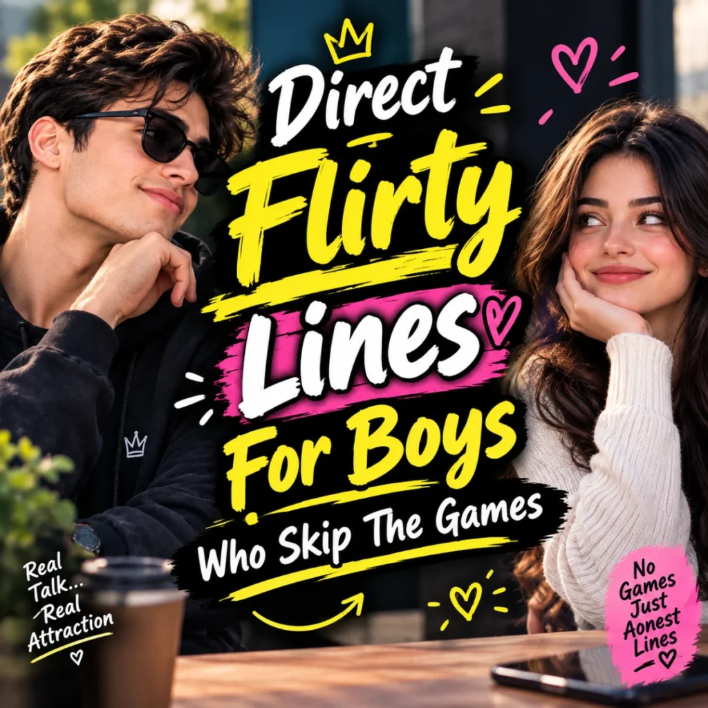 Direct Flirty Lines For Boys Who Skip The Games