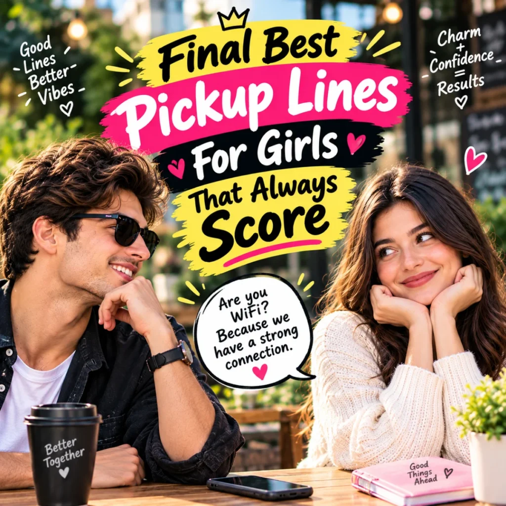Final Best Pickup Lines For Girls That Always Score