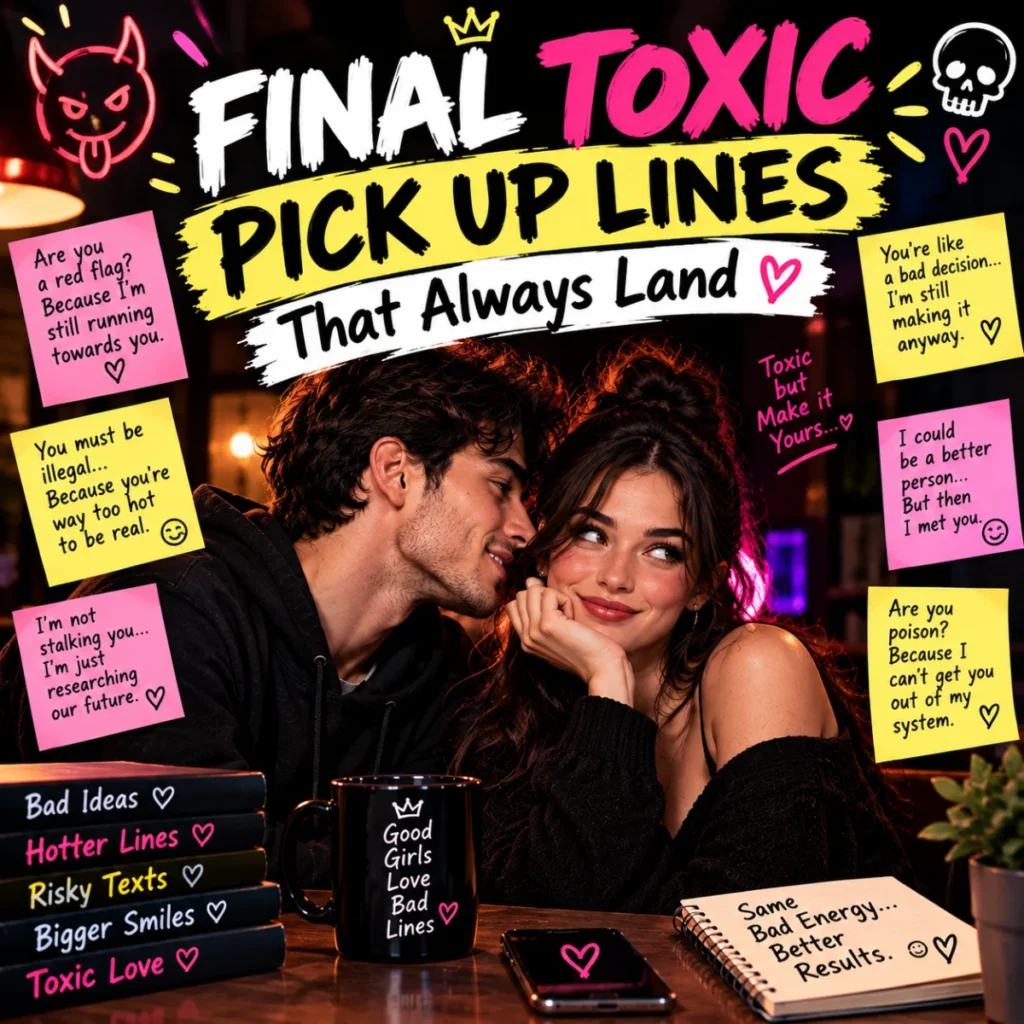 Final Toxic Pick Up Lines That Always Land