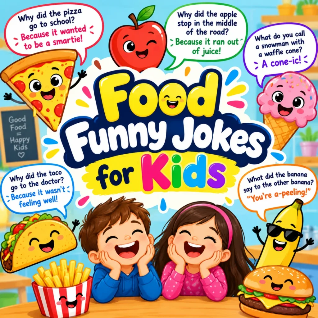 Food Funny Jokes for Kids