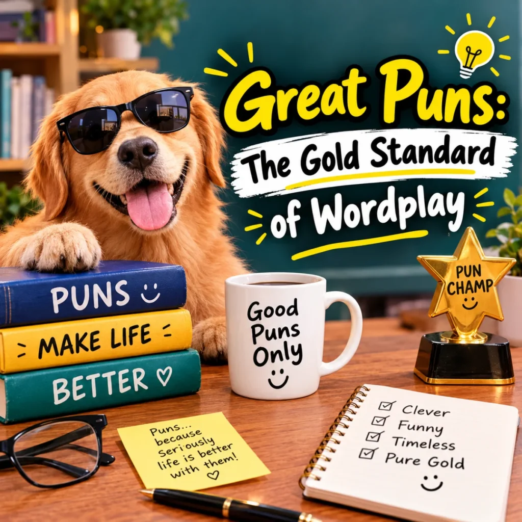Great Puns The Gold Standard of Wordplay